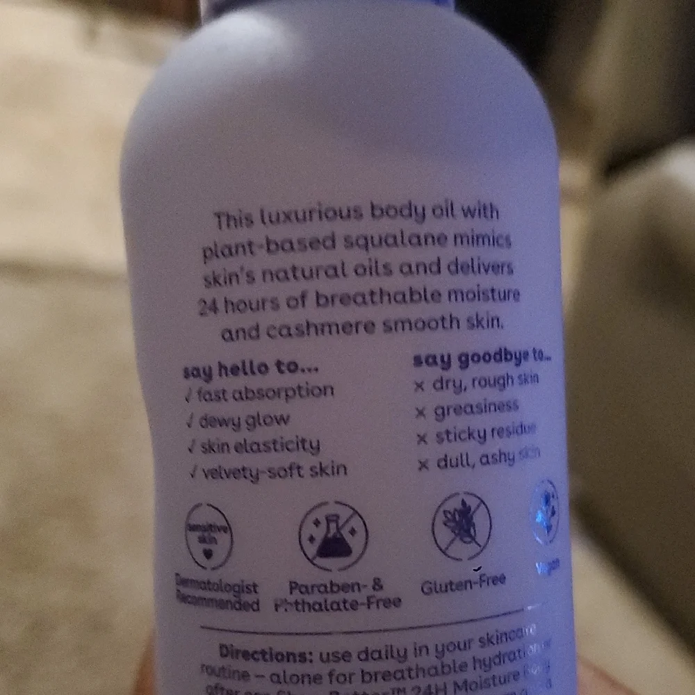 eos Cashmere Body Oil Vanilla Cashmere - Picture 2 of 2